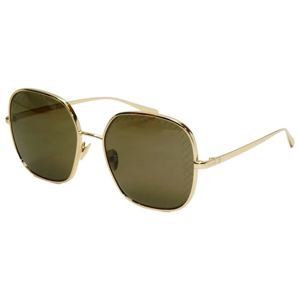 Chanel Quilted Gold Square Sunglasses 4252 57mm